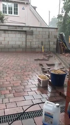 Block paving, Budleigh Salterton