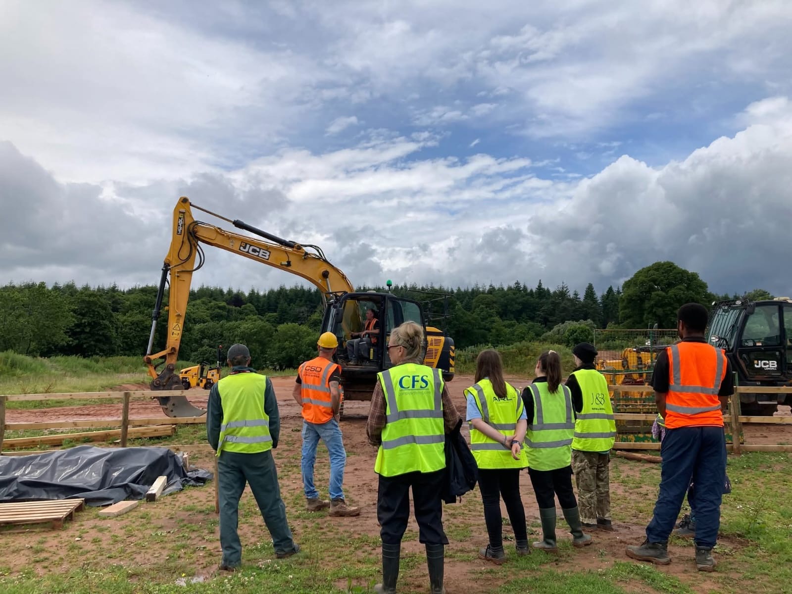 CSD Groundworks and Building Contractors supports Bicton College students with hands-on training in Devon